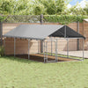 Vidaxl Chienne Kennel pour l'extérieur avec toit 400x200x150 cm