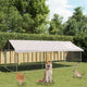 Vidaxl Chienne Kennel pour l'extérieur avec toit 400x200x150 cm