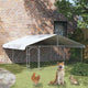 Vidaxl Chienne de chien avec toit 300x300x150 cm