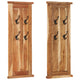 Racks de couche Vidaxl 2 pcs 38x100 cm en bois d'acacia solide