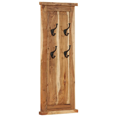 Racks de couche Vidaxl 2 pcs 38x100 cm en bois d'acacia solide