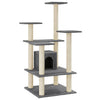 Vidaxl Cat Scratch Post avec Sisal Scratch Posts 110 cm Gris foncé