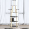 Vidaxl Cat Scratch Post avec Sisal Scratch Posts 183 cm Gris foncé