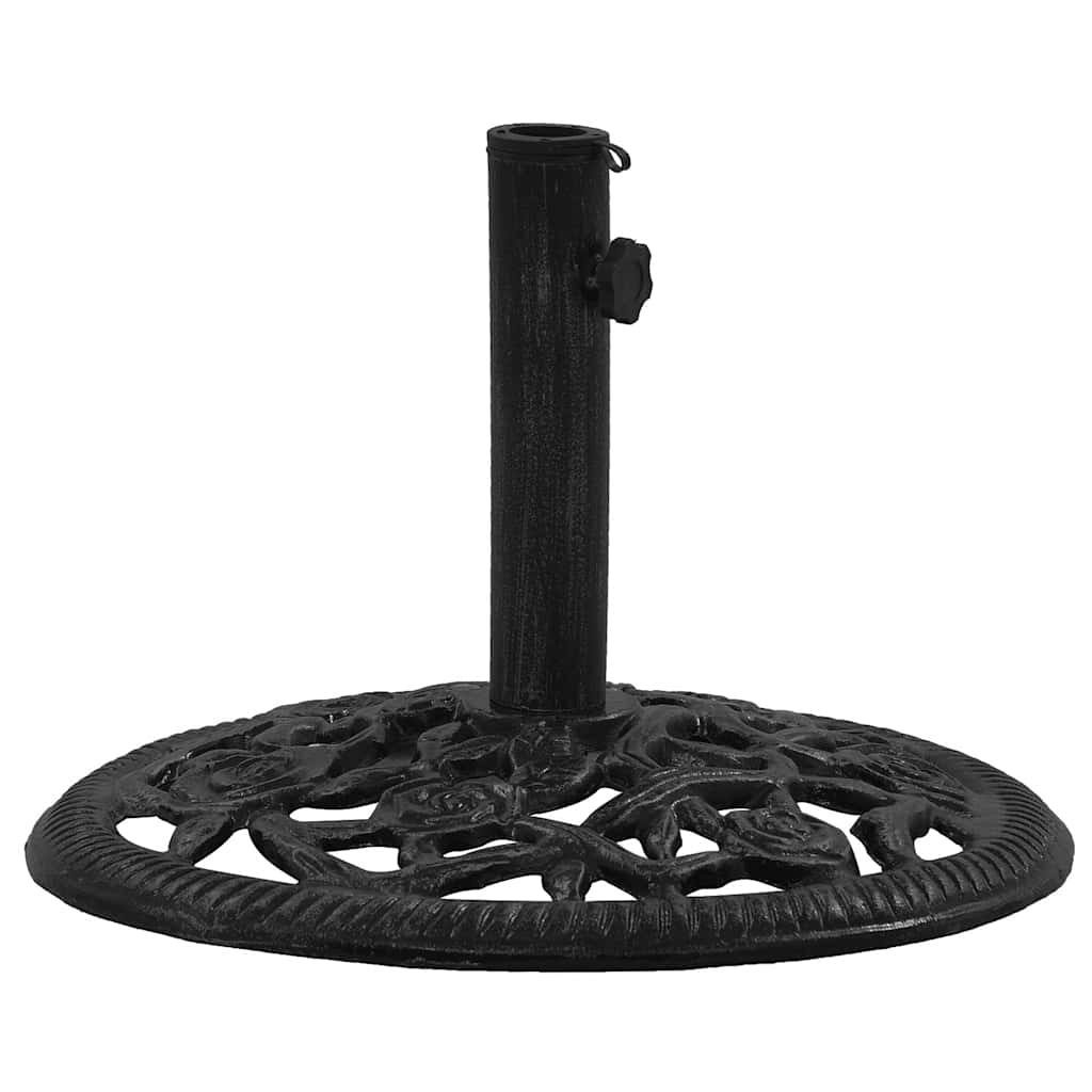 Vidaxl Parasol Foot 48x48x33 cm en fonte noire