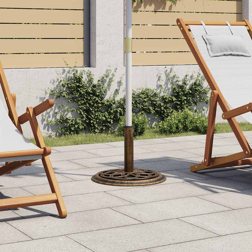 Vidaxl Parasol Foot 44x44x31 cm en fonte en fonte colorée