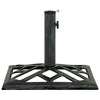 Vidaxl Parasol Foot 44x44x31 cm en fonte vert