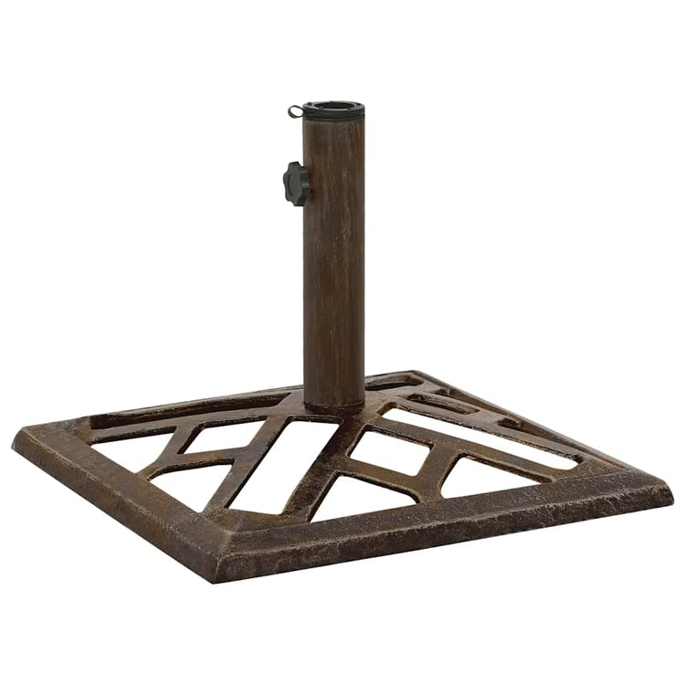 Vidaxl Parasol Foot 44x44x31 cm en fonte en fonte colorée