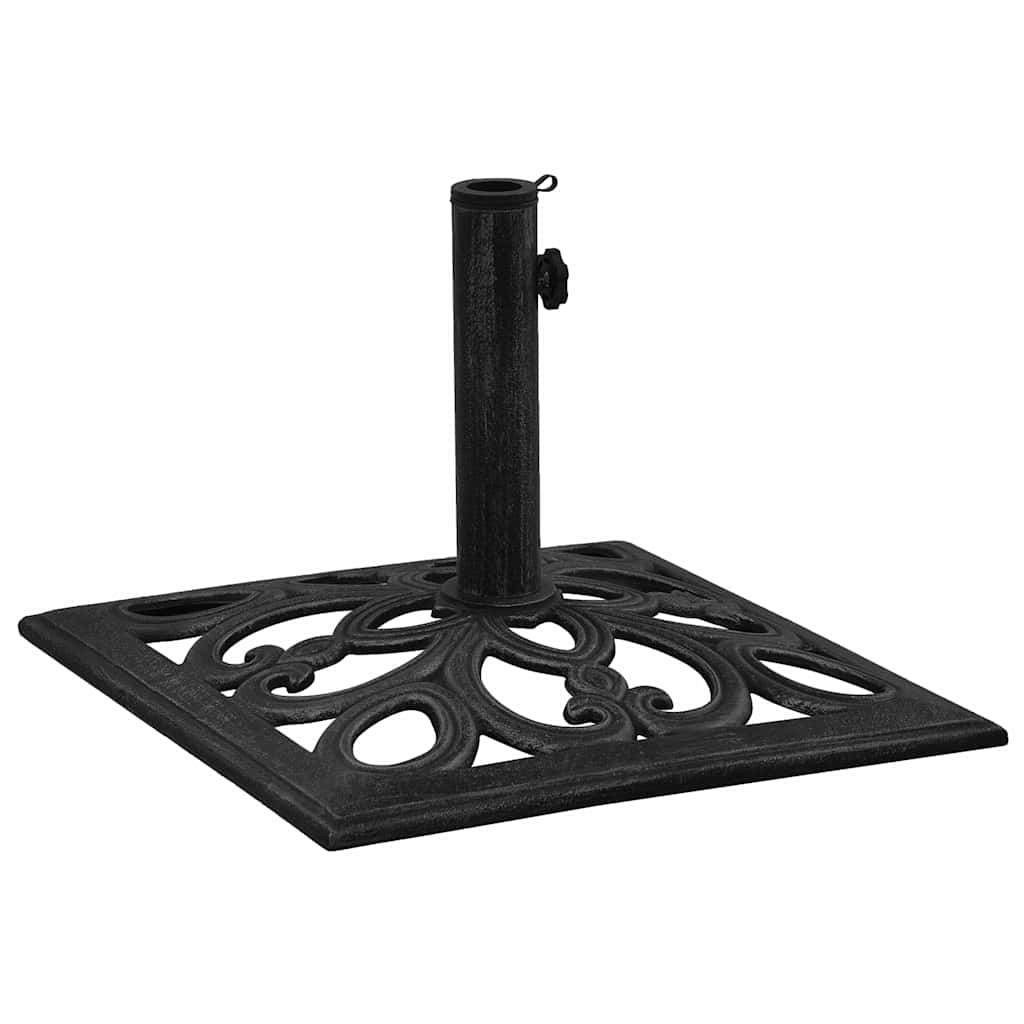 Vidaxl Parasol Foot 47x47x33 cm en fonte noire