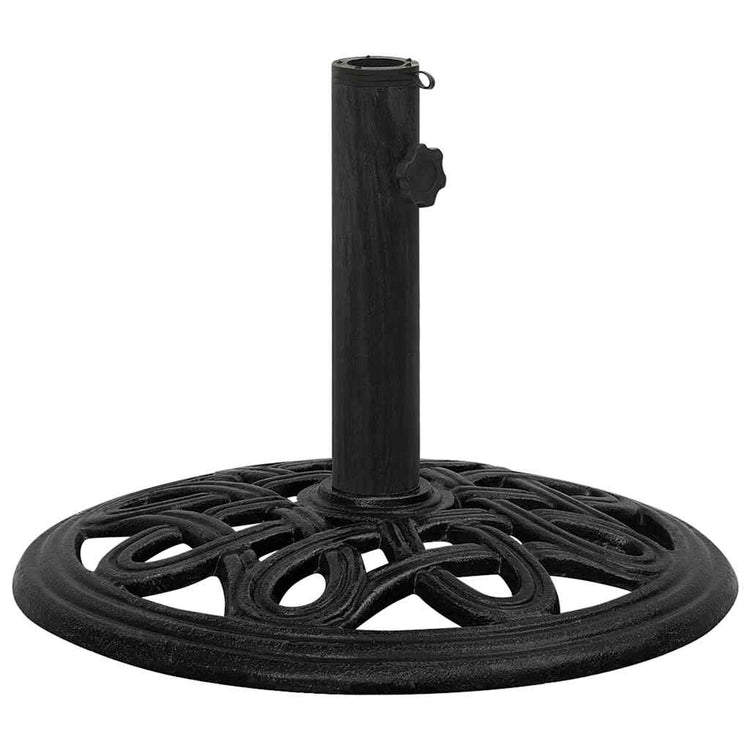 Vidaxl Parasol Foot 44x44x32 cm fonte de fer noir