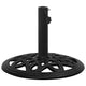 Vidaxl Parasol Foot 44x44x32 cm fonte de fer noir