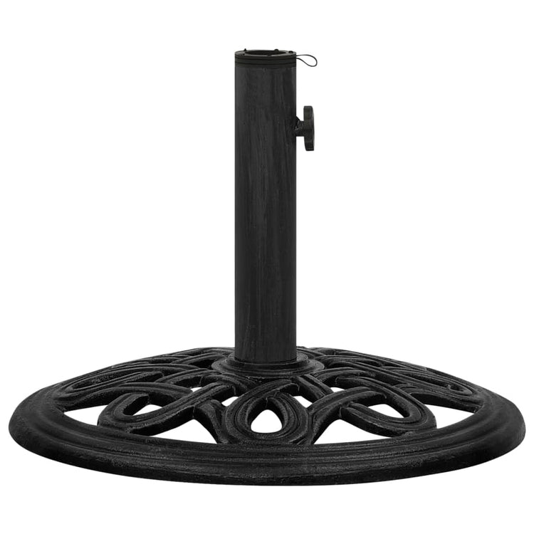 Vidaxl Parasol Foot 44x44x32 cm fonte de fer noir