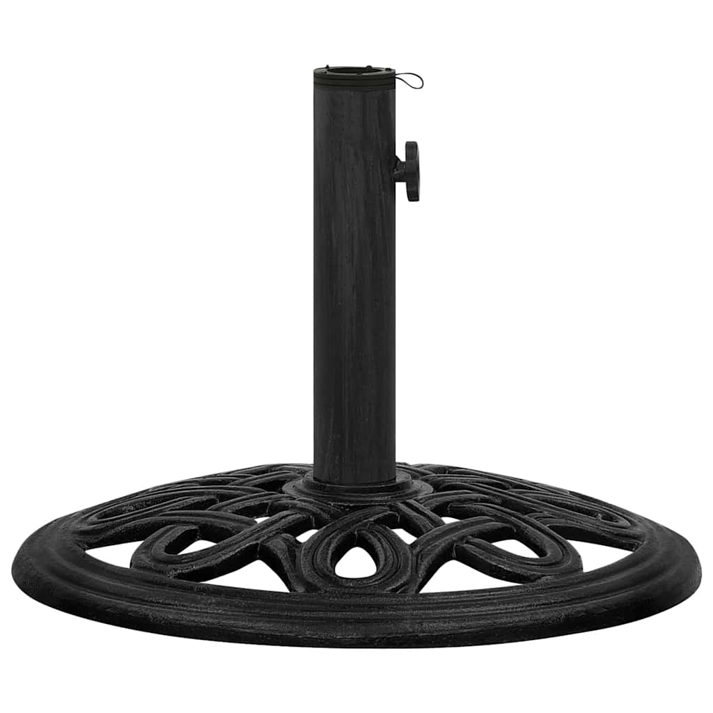 Vidaxl Parasol Foot 44x44x32 cm fonte de fer noir