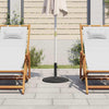 Vidaxx pied de parasol 45x45x30 cm fonte noir