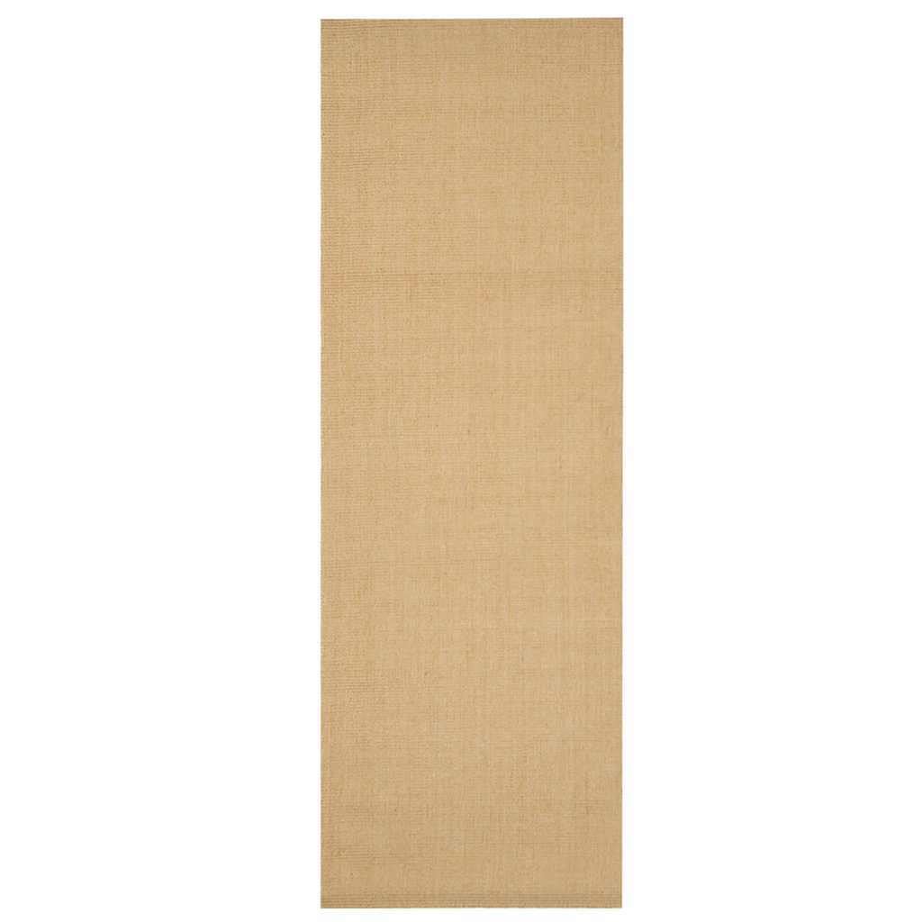 Tapis vidaxl 66x200 cm Sisal naturel