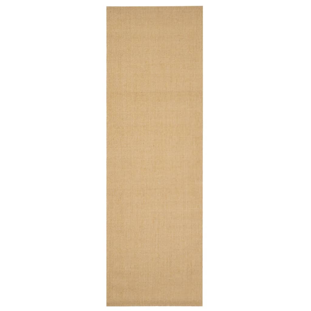 Vidaxl Rug 80x250 cm Sisal naturel