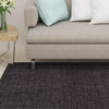 Tapis vidaxl 66x200 cm noire de sisal naturel