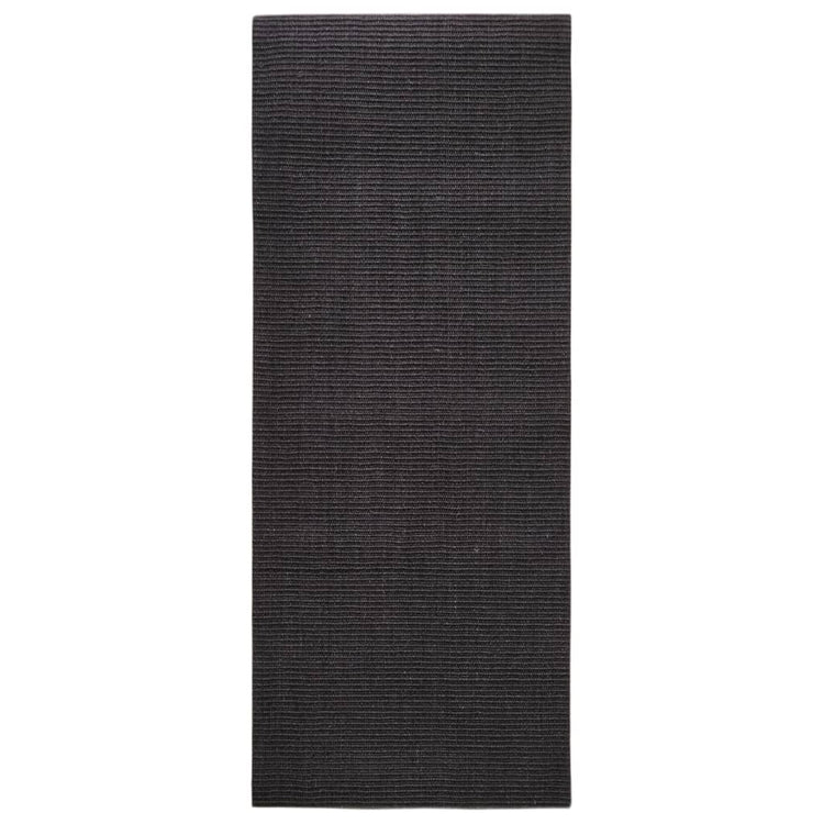 Vidaxl RAG 80x200 cm Natural Sisal noir