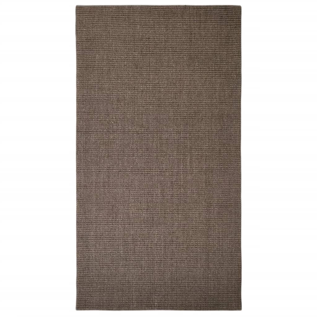 Vidaxl tapis 80x150 cm Natural Sisal Brown