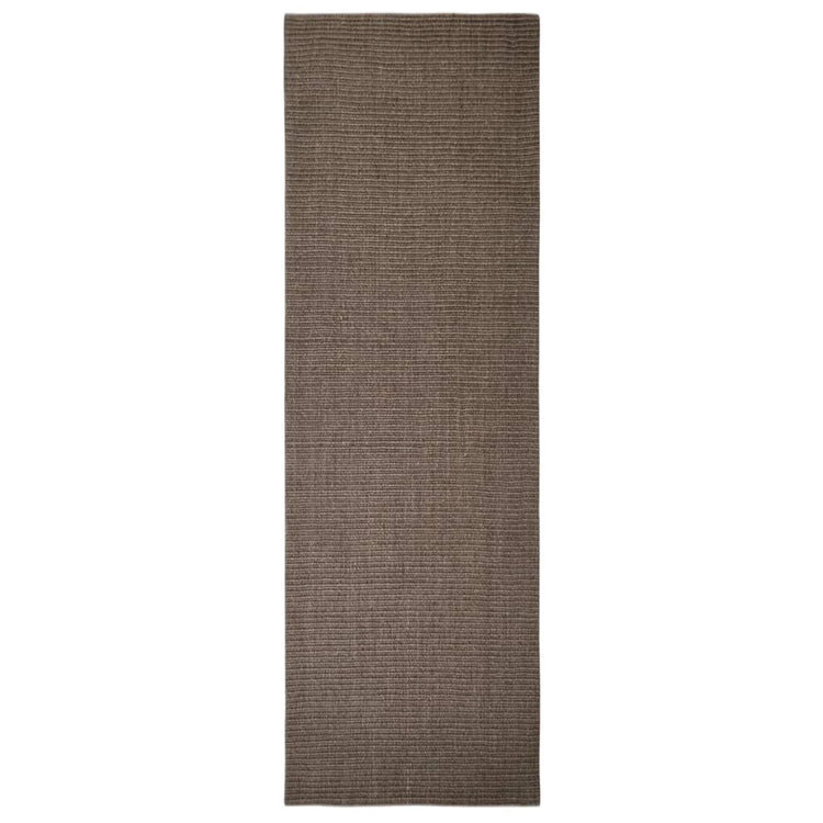 Vidaxl tapis 80x250 cm Natural Sisal Brown