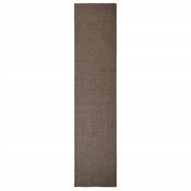 Vidaxl tapis 80x350 cm Natural Sisal Brown