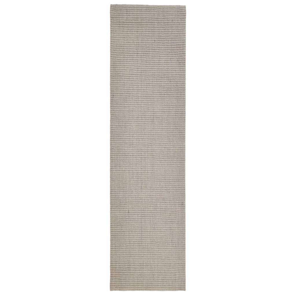 Viaxl tapis 66x250 cm sable de sisal naturel -colored