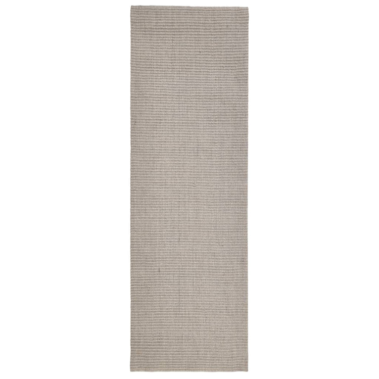 Vidaxl Rug 80x250 cm Sable de sisal naturel -colore
