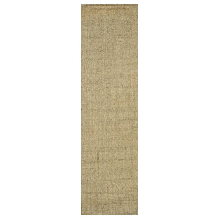 Viaxl tapis 66x250 cm Green de sisal naturel