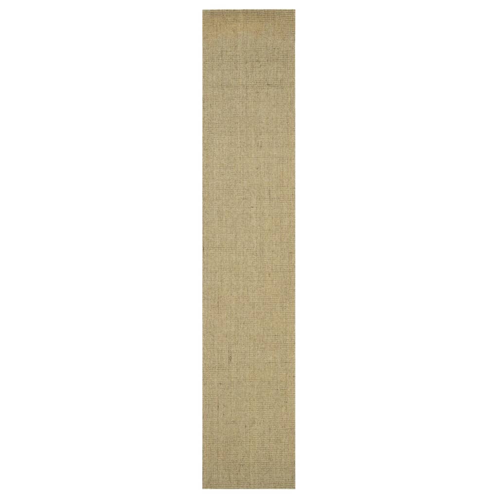 Viaxl tapis 66x350 cm Green de sisal naturel