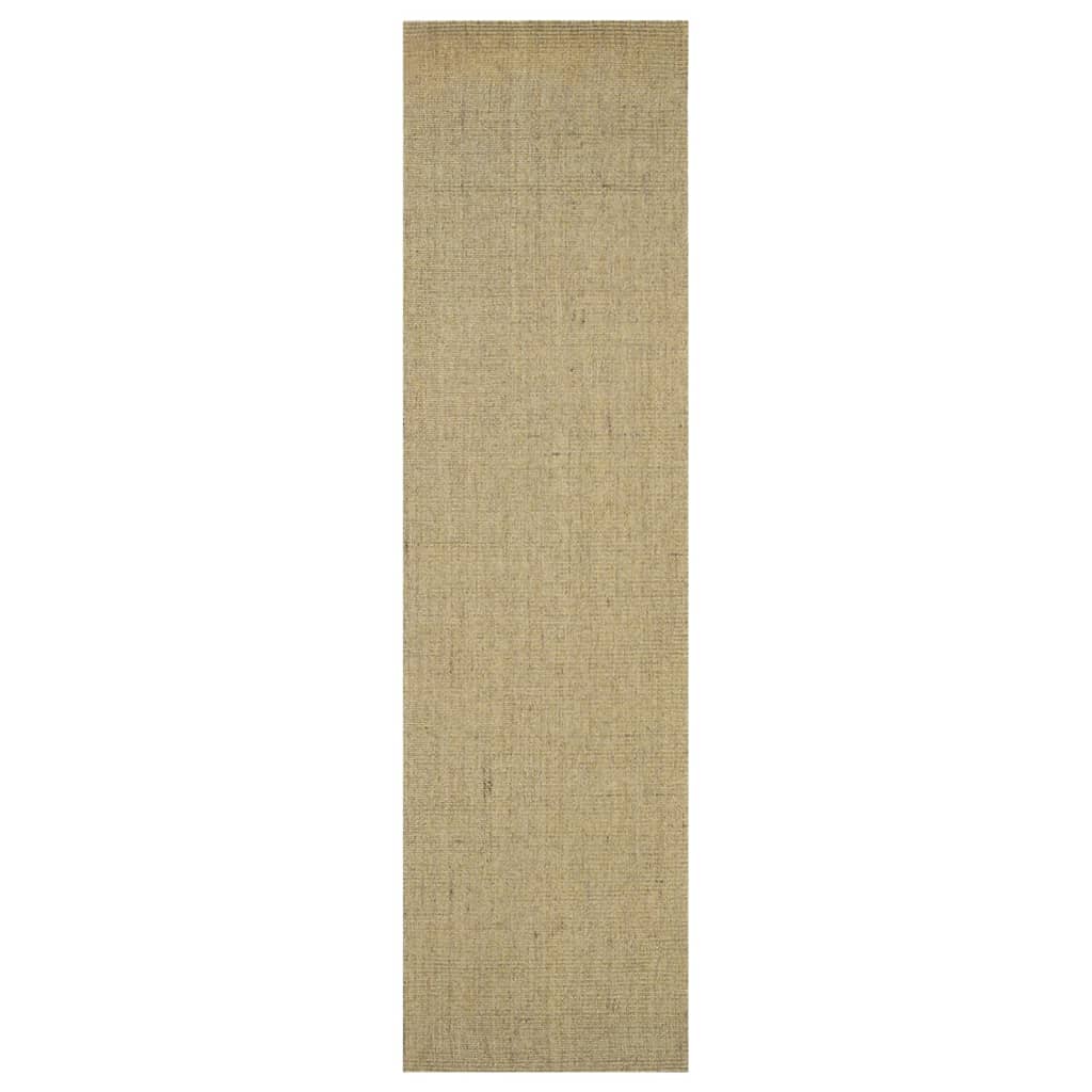 Vidaxl RAG 80x300 cm Green de sisal naturel