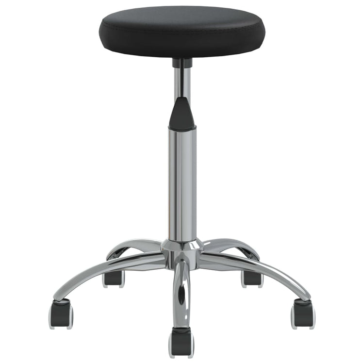 Tabouret de massage vidaxl noir en cuir artificiel noir