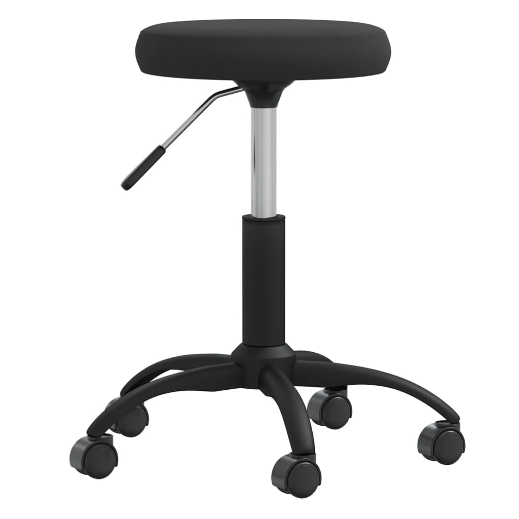 Vidaxl Massage Tabouret Velvet noir