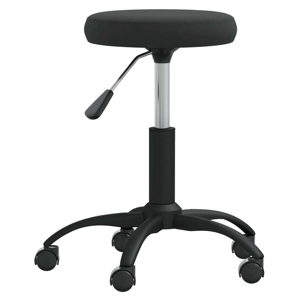 Vidaxl Massage Tabouret Velvet noir