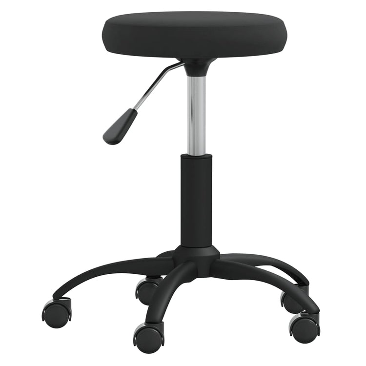 Vidaxl Massage Tabouret Velvet noir