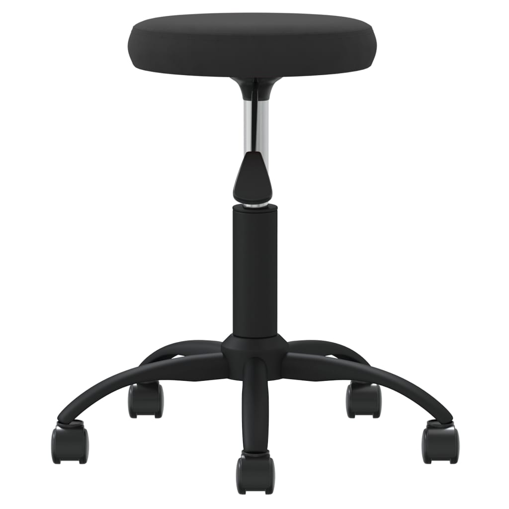 Vidaxl Massage Tabouret Velvet noir