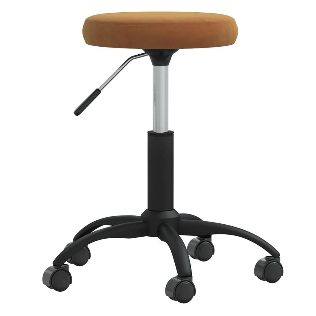 Vidaxl Massage Tabouret en velours marron