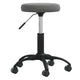 Vidaxl Massage Tabouret en velours gris foncé