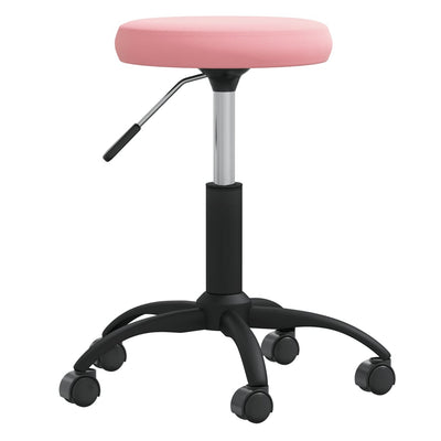 Vidaxl Massage Tabouret en velours rose
