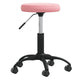 Vidaxl Massage Tabouret en velours rose