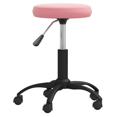 Vidaxl Massage Tabouret en velours rose