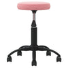 Vidaxl Massage Tabouret en velours rose