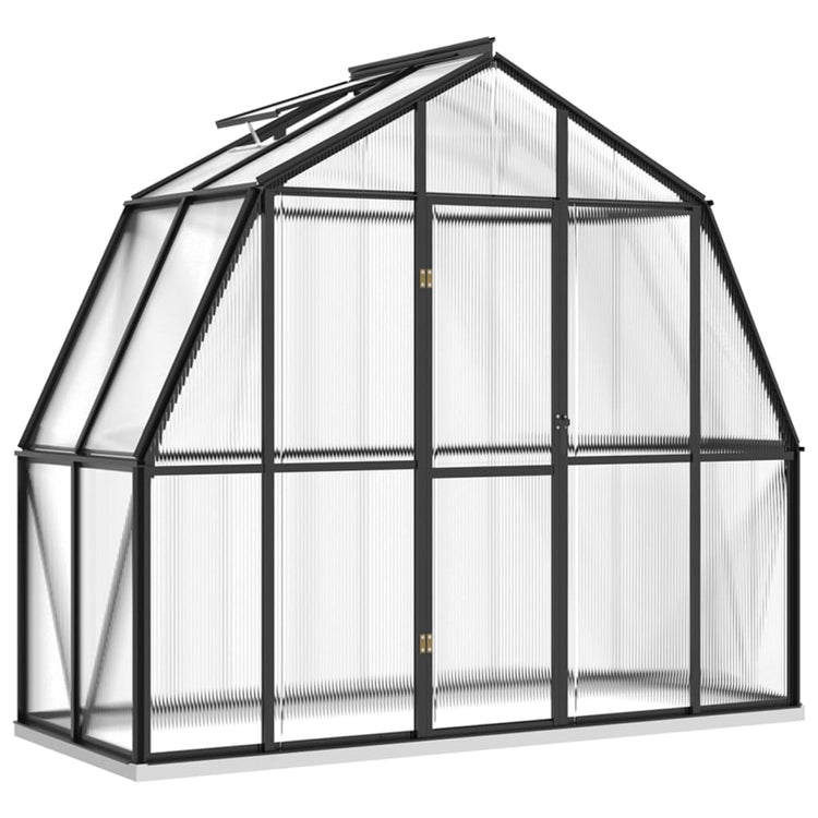 Vidaxl Greenhouse avec cadre de base 3,3 m² en aluminium anthracite -colored