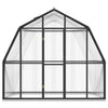 Vidaxl Greenhouse avec cadre de base 3,3 m² en aluminium anthracite -colored