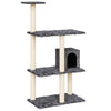 Vidaxl Cat Furniture avec Sisal Scratch Posts 119 cm Gris foncé
