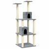 Vidaxl Cat Meubles avec Sisal Scratch Posts 141 cm Gris clair
