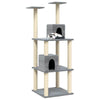 Vidaxl Cat Meubles avec Sisal Scratch Posts 141 cm Gris clair
