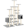 Vidaxl Cat Furniture avec Sisal Scratch Posts 145 cm Gris clair