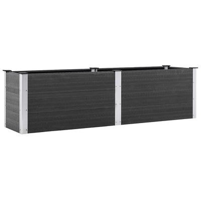 Vidaxl Planter surélevé 200x50x54 cm HKC Gray