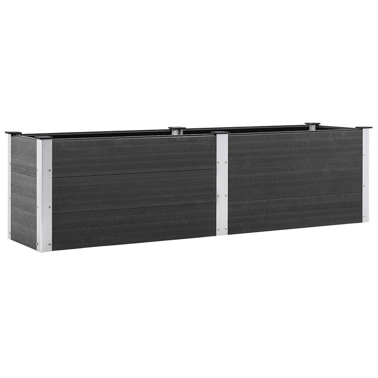 Vidaxl Planter surélevé 200x50x54 cm HKC Gray