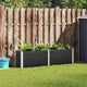 Vidaxl Planter surélevé 200x50x54 cm HKC Gray