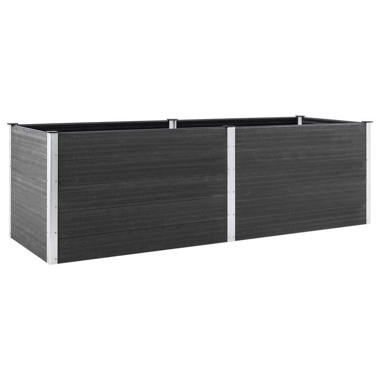 Vidaxl Planter surélevé 200x50x91 cm HKC Gray